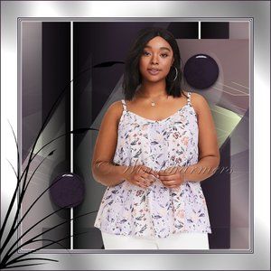 Torrid Sophie Floral Challis Swing Cami